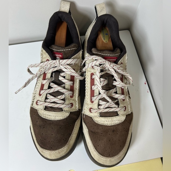 Patagonia Boaris US 13 Gore-Tex Vibram Hiking Men's Brown Leather Outdoor Shoes - Picture 9 of 13